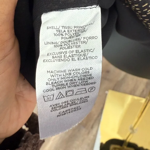 LOFT Black Sheer Women’s Blouse - Picture 4 of 7